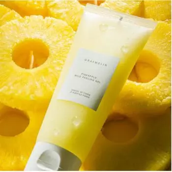 Graymelin Pineapple Mild Peeling Gel 100 мл, Увлажняющий, Kbeauty, Корейская косметика, пробник