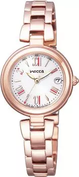 [Гражданин] Часы CITIZEN Wicca Solar Tech Radio Watch Happy Diary Simple Adjust KL0-669-11 Женские
