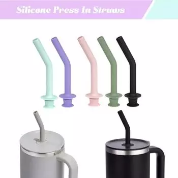 Greant 5 шт. вставьте соломинку для стакана Hydroflask, соломинка, фляга для сменного набора Hydro Tumb Y3J0 Blue-5pcs