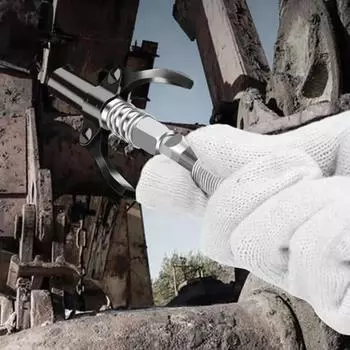 Смазочная муфта для тяжелых условий эксплуатации, быстросъемная муфта для шприца для смазки NPTI/8 10000PSI, два нажатия, легко нажимать, аксессуары