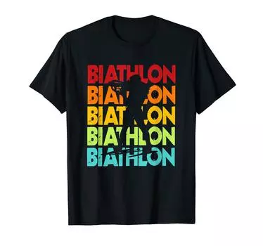 Great Biathlon Design Biathlon Design Cross Country Ski T-Shirt