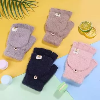 Отличные перчатки, ультрамягкий полиэстер, сохраняют тепло темно-синий