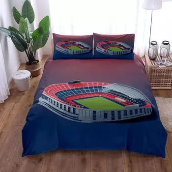 Great Stadium Duvet/Doona Cover Set Single Twin Double Queen King Cal King Size Комплект постельного белья EU single(135x200cm)