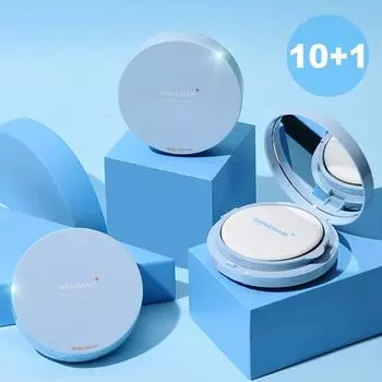 Great Sun Cushion Sun Pact Sun Cream Солнцезащитный водостойкий солнцезащитный крем Water Play Dermashare UV Shield 25 г SPF50+PA++++, 10 штук по 25 г + Multi Balm