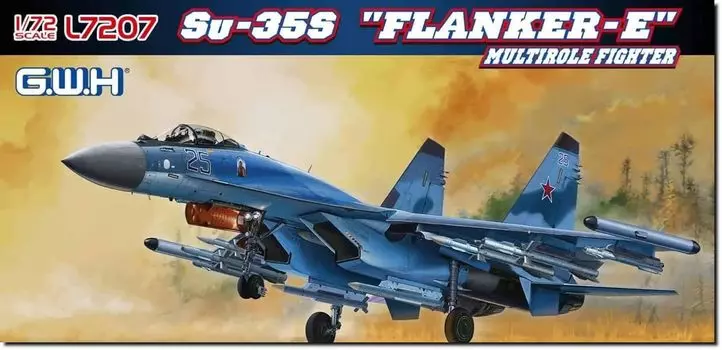 Great Wall Hobby Flanker E Пластиковая модель L7207 1/72 Су-35С (Самолет)