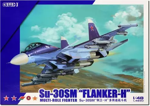 Great Wall Hobby Flanker H Plastic Model L4830 1/48 Su-30SM (Airplane)