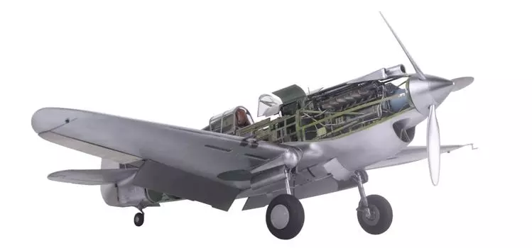 Great Wall Hobby Hawk Flying Tigers Общая длина 302 мм Пластиковая модель L3201 1/32 81A-2 приблизительно. (Самолет)