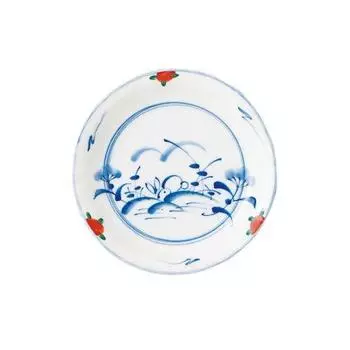 Greater East Asia Ceramics Red Rabbit Small Plate 13.5cm AM-AUSYU40