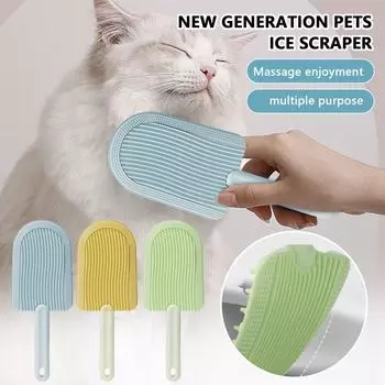 Гребень для кошачьего языка, гребень для кошачьего языка из сельдерея, щетка для кошачьего языка, гребень для кошачьего языка Celerypets, массажная расческа для мороженого для домашних животных, щетка для ухода за домашними животными, Easily R One Size св