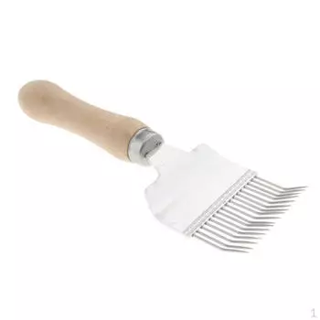 Гребень для пчеловодства, вилка для снятия колпачков, 8 дюймов x 2,4 дюйма