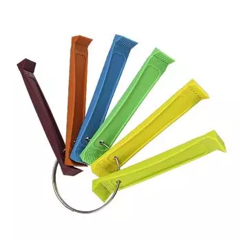 Гребень для плавников Набор инструментов Пластиковые цветные радиаторы кондиционера Гребень для плавников Выпрямитель Змеевик конденсатора Гребень для ребер выпрямить