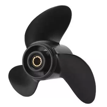 Гребной винт для лодки 3-лопастной, алюминиевый сплав 48?812950A02 Замена для подвесного мотора Tohatsu 4 л.с. 5 л.с.
