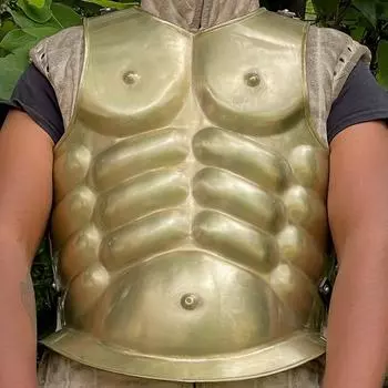 Греческая спартанская арена Юрский доспех реплика Определенная мускулатура спереди