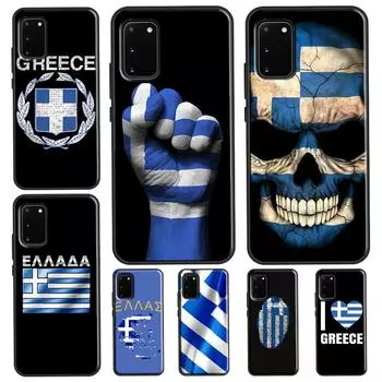 Греческий флаг Греции для Samsung Galaxy S21 S22 Ultra S20 FE Note 20 Ultra S8 S9 S10 Note 10 Plus, чехол для телефона Galaxy S8