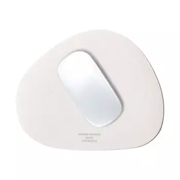 GreedyFarmers Mouse Pad Premium Pad Waterproof Various Colors Durable Stylish Cute Rice Ball Anti-Slip (Vanilla Cream)