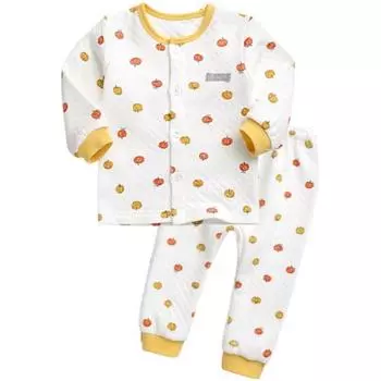 Green Bebe Детская зимняя детская термобелье с тыквой, размер нет. 80, лучшая детская одежда Кореи
