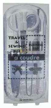 GREEN BELL Craftsmanship Green Bell Travel Sewing Kit & S-10