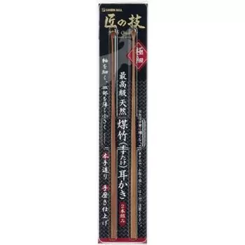 Green Bell Craftsmanship Soot Bamboo Ear Pick Ear Set of 2 Brown 2 pieces (Susutake Pick) (x 1)