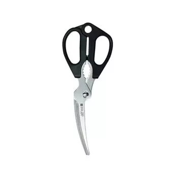 Green Bell Stainless Steel Kitchen Made in Pull-Cut Scissors, Black, Japan, SJ-K110 чёрный