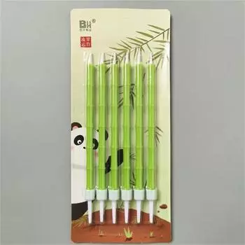 Green Birthday Candle Child Halloween Sparkles Funny Candle Funny Girl Cake Decoration Party Supplies Wedding Christmas Candles