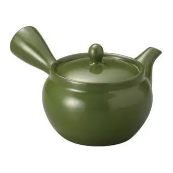 Green clay teapot K8GN Teapot Made in China No. 1,7 (с сеткой) [310cc]