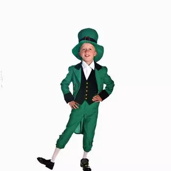 Green Fantasy Stunning Costume For Adults And Children Perfect For Gatherings Themed Child Guardian Set,Child XL