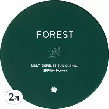 Green Finger Forest Multi-Defense Sun Cushion SPF50+ PA++++, 13g, 2 pieces