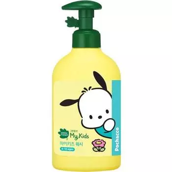 Green Finger My Kids Sanrio Body Wash Fruit Scent, 320 мл, 1 шт., популярный персонаж в Корее