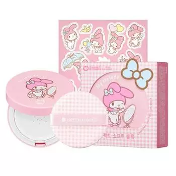 GREEN FINGER Солнцезащитный крем - Fresh Mild Sun Cushion My Melody Edition SPF50+/PA++++ 16г (3 варианта) 1PCS