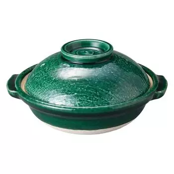 Green intertoed size earthen pot Arita ware earthen pot 5.5 [16.85.5cm] зелёный