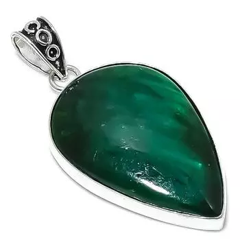 Green Labradorite Gemstone Handmade 925 Sterling Silver Pendant 2.44 Y5r90