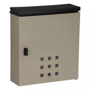 GREEN LIFE Post Wall Совместимо с Mail Совместимо с Square 2 Верхняя передняя сторона Титаново-серый Монтаж, Доставка, Нет. Конверты, Сталь, Вставка,