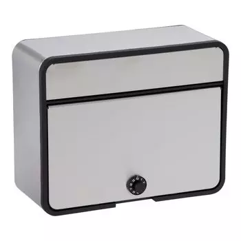 Green Life Postal Box Stainless Steel Post Combination Lock Holds A4 Envelopes Depth x Height x Width PH-58PD 17.0 31.0 39.0cm