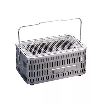 GREEN LIFE Сделано в Японии Барбекю Барбекю Основной корпус не получает регулируемую сетчатую квадратную столешницу Cicilline hot, высота, SC-392 серебряный