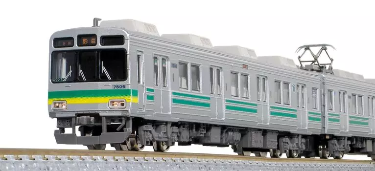 Green Max N Gauge Chichibu Railway 7500 Series 6th Formation Set with Power 31948 Railway Model Train 3-Car зелёный