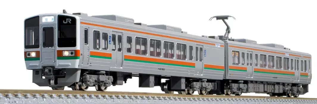 Green Max N Gauge JR213 Series 5000 Series 2nd Edition Iida Line Basic Set with Power 31933 Железнодорожная модель поезда 2-вагонный