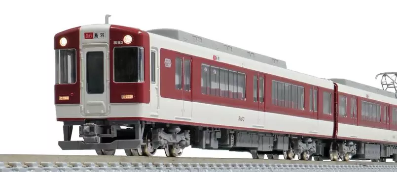 Green Max N Gauge Kintetsu 5211 Series Set 31815 Railway Model Train (Nagoya Line/Old Painting) 4-Car (with Power)