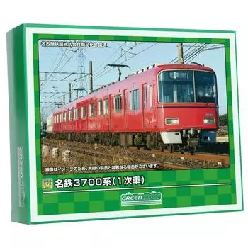 Green Max N Gauge Meitetsu 3700 Series 1st Edition Basic 4-вагонный набор с электроприводом 31905 Железнодорожная модель поезда