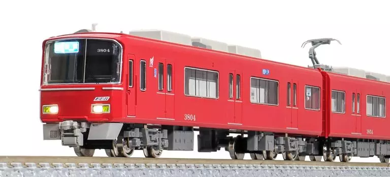 Green Max N Gauge Meitetsu 3700 Series 2nd Edition Additional Set No Power 31908 Railway Model Train 4-Car