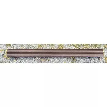 Green Max N Gauge Plastic Rail Brown 10pcs 2198 Railway Model Supplies