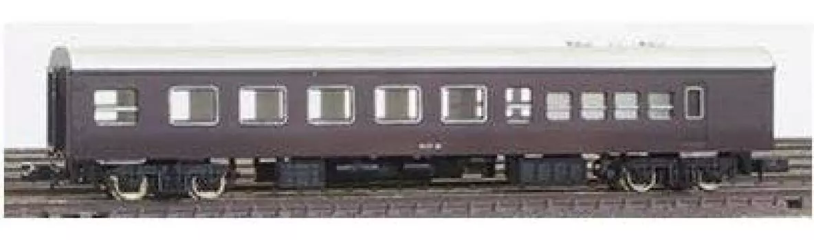 Green Max N Gauge Precolored Kit Oshi 17 Type Brown 11020 Railway Model Passenger Car