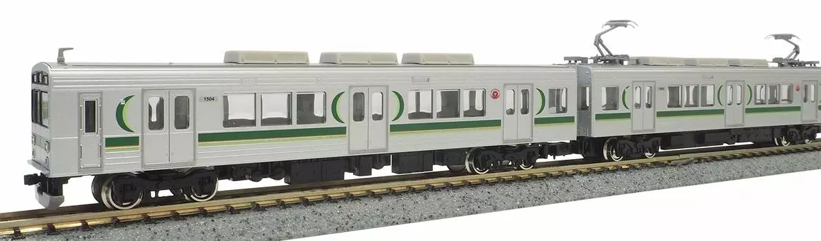 Green Max N Gauge Tokyu 1000 Series 1500s Conventional Skirt At the time of release Set with Power 30761 Railway Model Train / / 3-Car