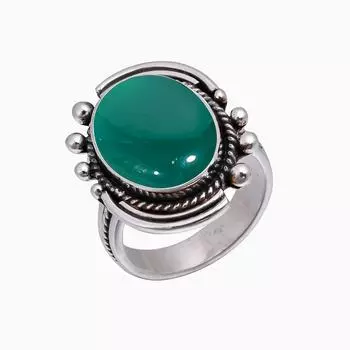 Green Onyx 925 Sterling Silver Ring V5023, Green Ring, Oval Ring, Valentin s Day Gift, Gift For Her, Birthday Gift, Handmade Jewelry, Silver Jewelry,