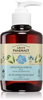 Green Pharmacy Aloe Wash Gel Gel Nettoyant Doux Peaux Sensibles TU прозрачный