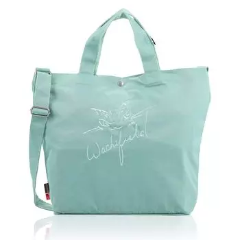 Green Shoulder Bag Large Capacity Cat Dayan Cat Pattern Cute Hand Holder Green [Wachifield] Women s WTPL-02 wtpl-02-green