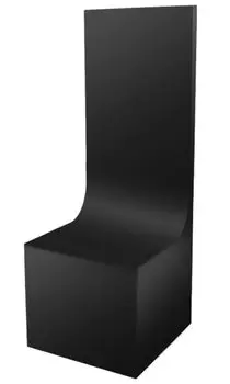 Green Stuff World Square Высокий выставочный стенд со спинкой 50 мм x 50 мм черного цвета Аксессуары для хобби GSWD-3472 чёрный