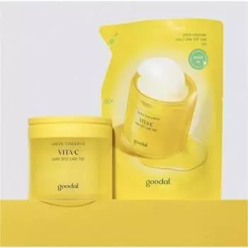 Green Tangerine Vita C toner pad 70 sheets + 70 sheets refill special set, 80ml, 2 pieces