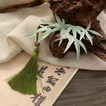 Green Tassel Hairpin Tang Suit Hair Clip Ancient Style Hairpin Cheongsam Accessories