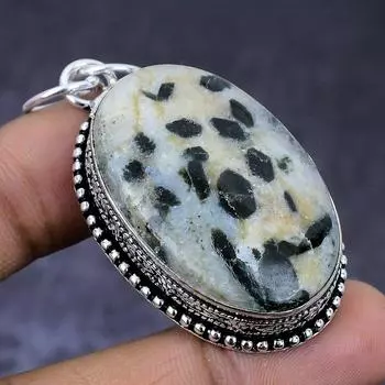 Green Tourmaline Gemstone 925 Steling Silver Jewelry Pendant 2.17 q9j46