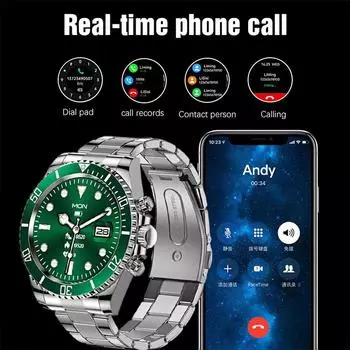 Green Water Ghost Smart Watch AW12 Bluetooth Call IP68 Водонепроницаемые спортивные часы Фитнес-браслет Мужские умные часы для Android IOS green